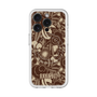 スリムプロテクションプレミアムケース with MagSafe［ ANNA SUI - STITCHED FLORAL ］