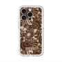 スリムプロテクションプレミアムケース with MagSafe［ ANNA SUI - STITCHED FLORAL ］