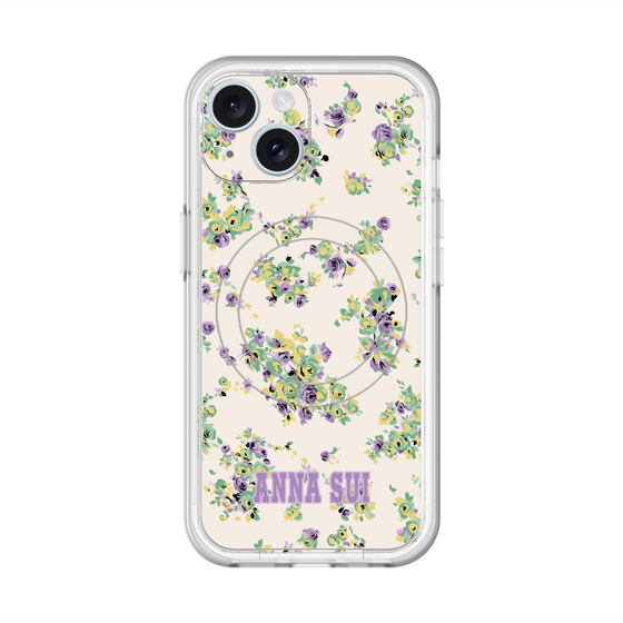 スリムプロテクションプレミアムケース with MagSafe［ ANNA SUI - ROSEBUDS ］