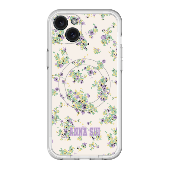 スリムプロテクションプレミアムケース with MagSafe［ ANNA SUI - ROSEBUDS ］