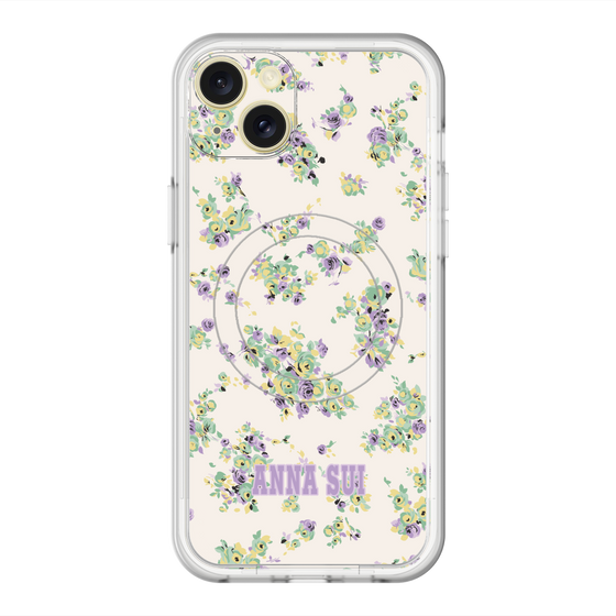 スリムプロテクションプレミアムケース with MagSafe［ ANNA SUI - ROSEBUDS ］