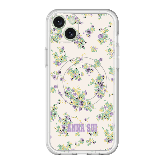 スリムプロテクションプレミアムケース with MagSafe［ ANNA SUI - ROSEBUDS ］