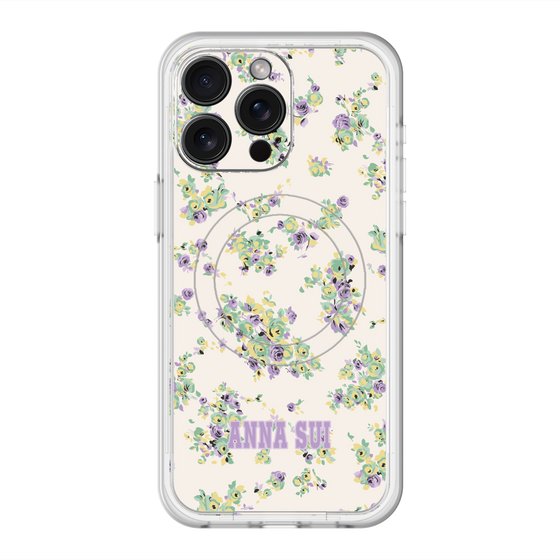 スリムプロテクションプレミアムケース with MagSafe［ ANNA SUI - ROSEBUDS ］