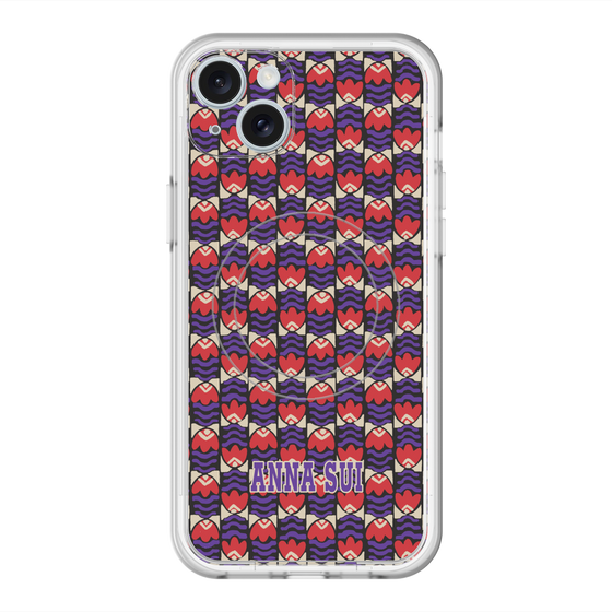 スリムプロテクションプレミアムケース with MagSafe［ ANNA SUI - TULIPS ］