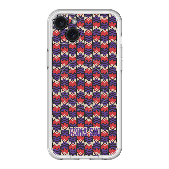 スリムプロテクションプレミアムケース with MagSafe［ ANNA SUI - TULIPS ］