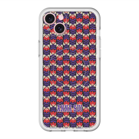 スリムプロテクションプレミアムケース with MagSafe［ ANNA SUI - TULIPS ］