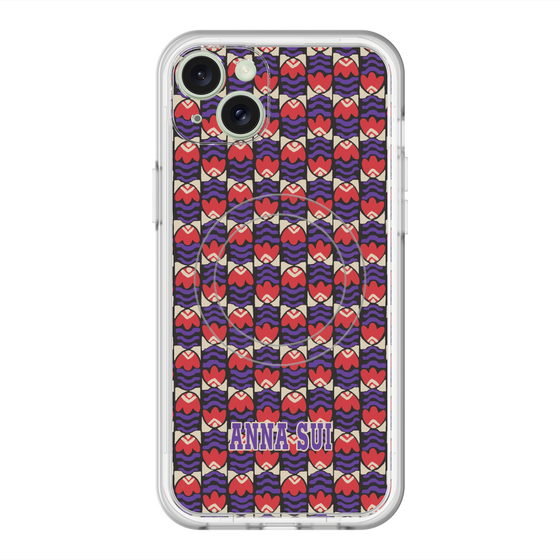 スリムプロテクションプレミアムケース with MagSafe［ ANNA SUI - TULIPS ］