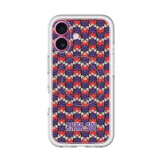 スリムプロテクションプレミアムケース with MagSafe［ ANNA SUI - TULIPS ］