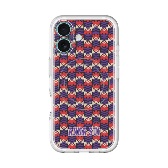 スリムプロテクションプレミアムケース with MagSafe［ ANNA SUI - TULIPS ］