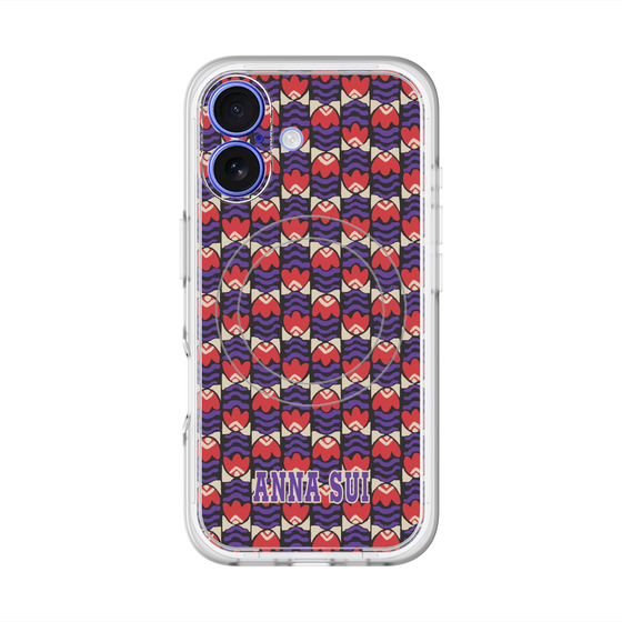 スリムプロテクションプレミアムケース with MagSafe［ ANNA SUI - TULIPS ］