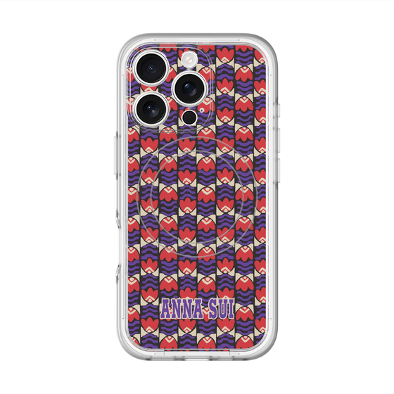 スリムプロテクションプレミアムケース with MagSafe［ ANNA SUI - TULIPS ］