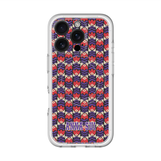 スリムプロテクションプレミアムケース with MagSafe［ ANNA SUI - TULIPS ］
