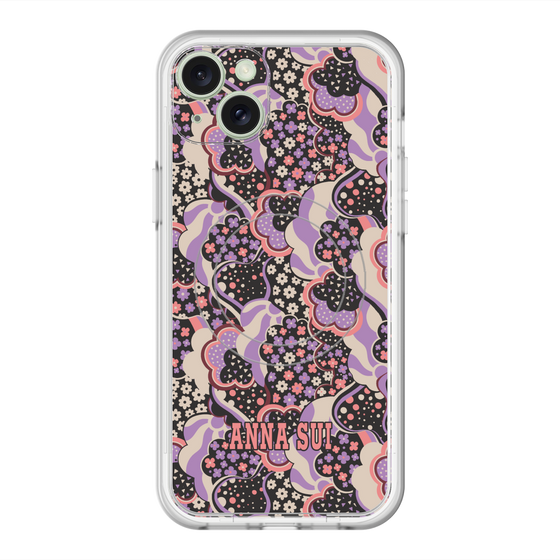 スリムプロテクションプレミアムケース with MagSafe［ ANNA SUI - WAVY CLOUDS ］