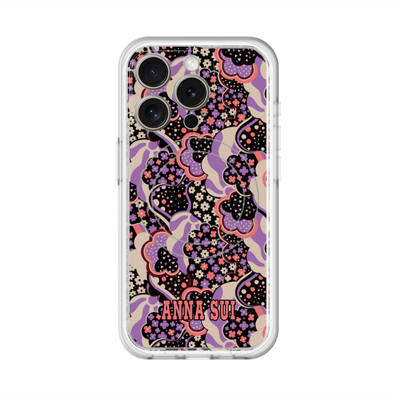 スリムプロテクションプレミアムケース with MagSafe［ ANNA SUI - WAVY CLOUDS ］