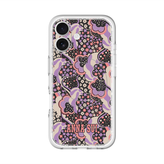 スリムプロテクションプレミアムケース with MagSafe［ ANNA SUI - WAVY CLOUDS ］