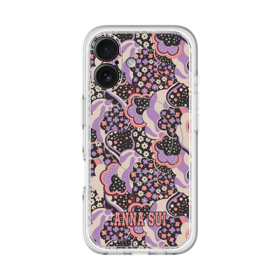 スリムプロテクションプレミアムケース with MagSafe［ ANNA SUI - WAVY CLOUDS ］