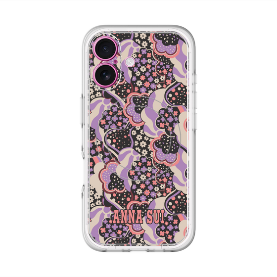 スリムプロテクションプレミアムケース with MagSafe［ ANNA SUI - WAVY CLOUDS ］