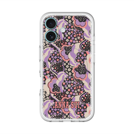 スリムプロテクションプレミアムケース with MagSafe［ ANNA SUI - WAVY CLOUDS ］