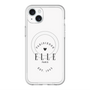 スリムプロテクションプレミアムケース with MagSafe［ ELLE - Parisienne ］