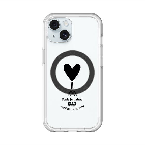 スリムプロテクションプレミアムケース with MagSafe［ ELLE - Paris je t'aime ］