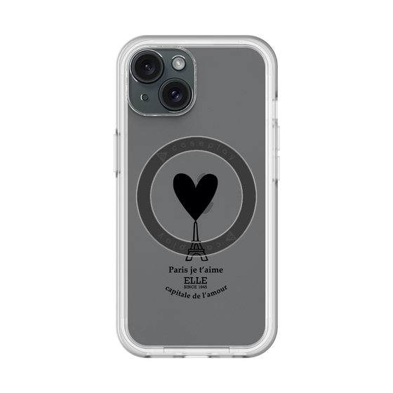 スリムプロテクションプレミアムケース with MagSafe［ ELLE - Paris je t'aime ］