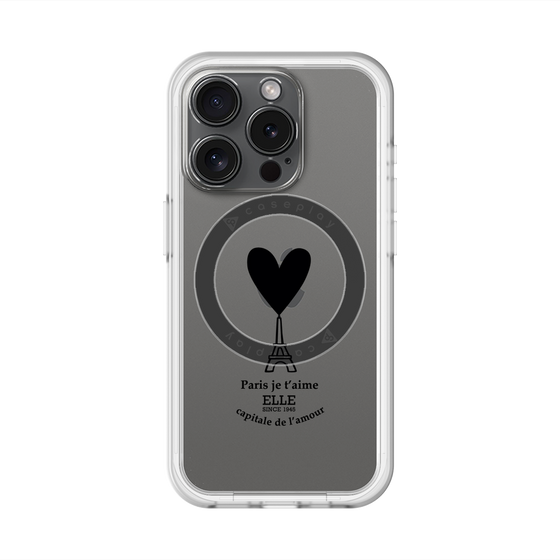スリムプロテクションプレミアムケース with MagSafe［ ELLE - Paris je t'aime ］
