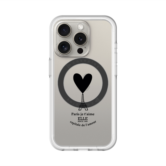スリムプロテクションプレミアムケース with MagSafe［ ELLE - Paris je t'aime ］