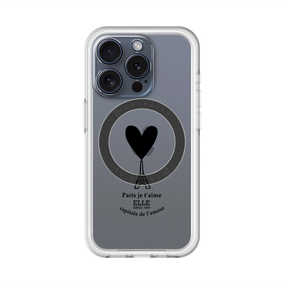 スリムプロテクションプレミアムケース with MagSafe［ ELLE - Paris je t'aime ］
