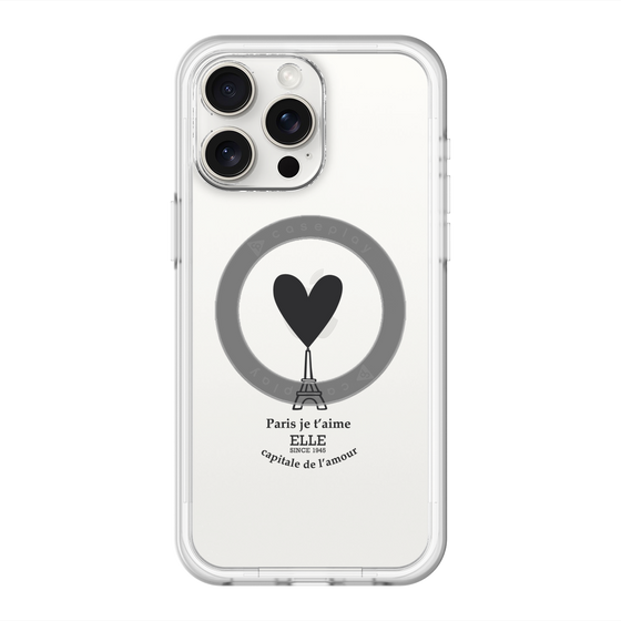 スリムプロテクションプレミアムケース with MagSafe［ ELLE - Paris je t'aime ］