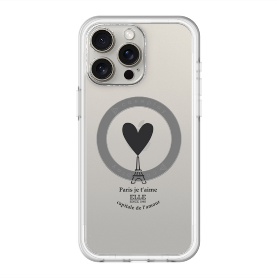 スリムプロテクションプレミアムケース with MagSafe［ ELLE - Paris je t'aime ］