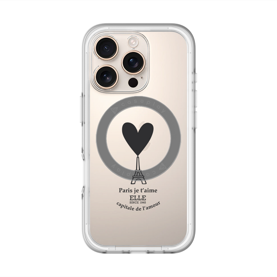スリムプロテクションプレミアムケース with MagSafe［ ELLE - Paris je t'aime ］