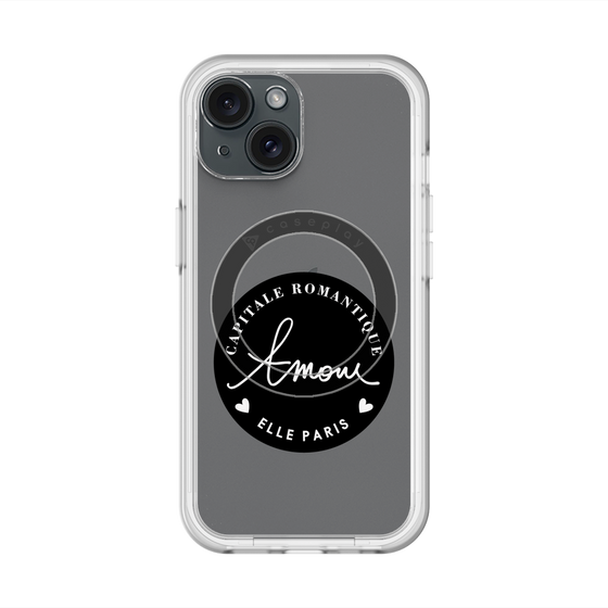 スリムプロテクションプレミアムケース with MagSafe［ ELLE - Capitale Romantique ］