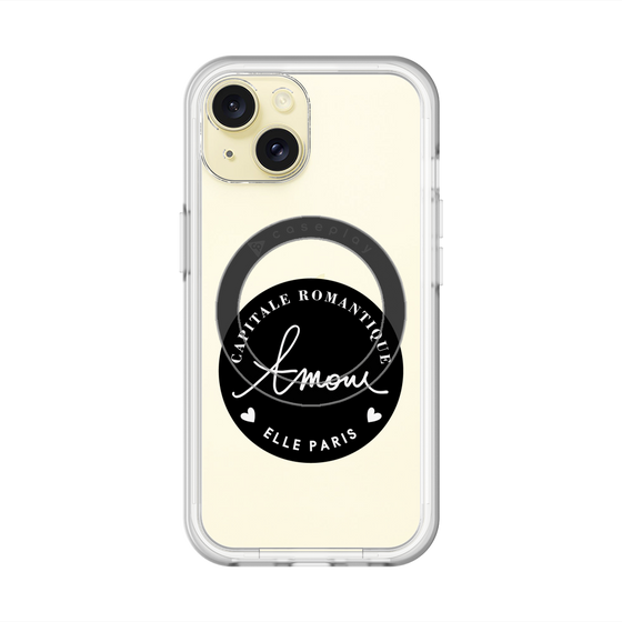 スリムプロテクションプレミアムケース with MagSafe［ ELLE - Capitale Romantique ］