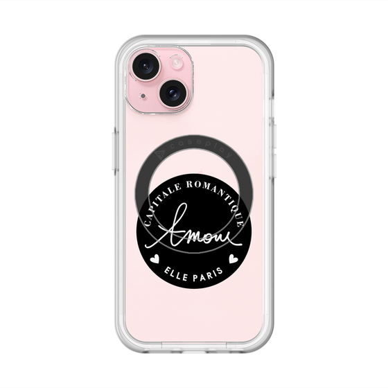 スリムプロテクションプレミアムケース with MagSafe［ ELLE - Capitale Romantique ］