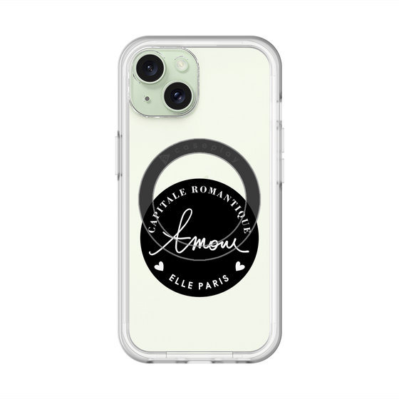 スリムプロテクションプレミアムケース with MagSafe［ ELLE - Capitale Romantique ］