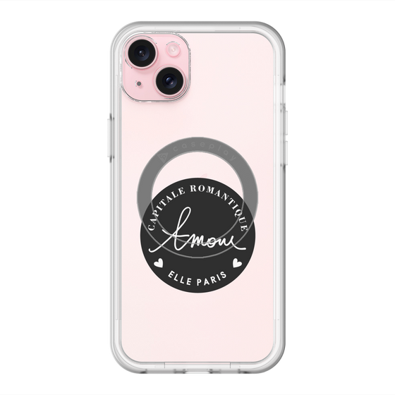 スリムプロテクションプレミアムケース with MagSafe［ ELLE - Capitale Romantique ］