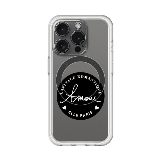 スリムプロテクションプレミアムケース with MagSafe［ ELLE - Capitale Romantique ］