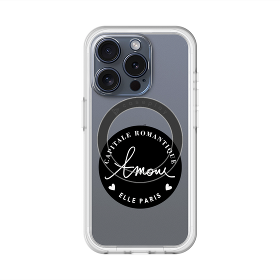 スリムプロテクションプレミアムケース with MagSafe［ ELLE - Capitale Romantique ］