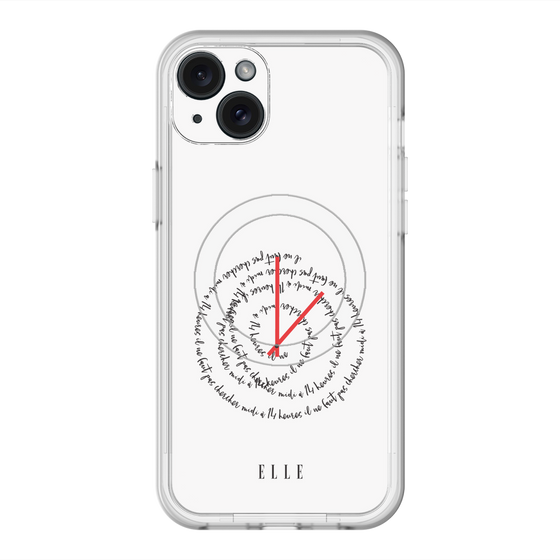 スリムプロテクションプレミアムケース with MagSafe［ ELLE - Do not look to 12 to 2 p.m. ］