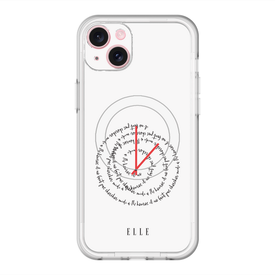 スリムプロテクションプレミアムケース with MagSafe［ ELLE - Do not look to 12 to 2 p.m. ］