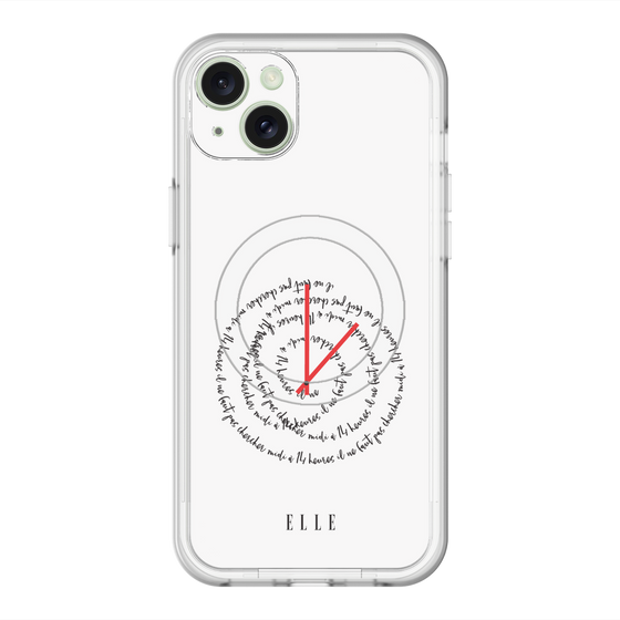 スリムプロテクションプレミアムケース with MagSafe［ ELLE - Do not look to 12 to 2 p.m. ］