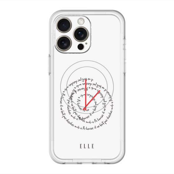 スリムプロテクションプレミアムケース with MagSafe［ ELLE - Do not look to 12 to 2 p.m. ］