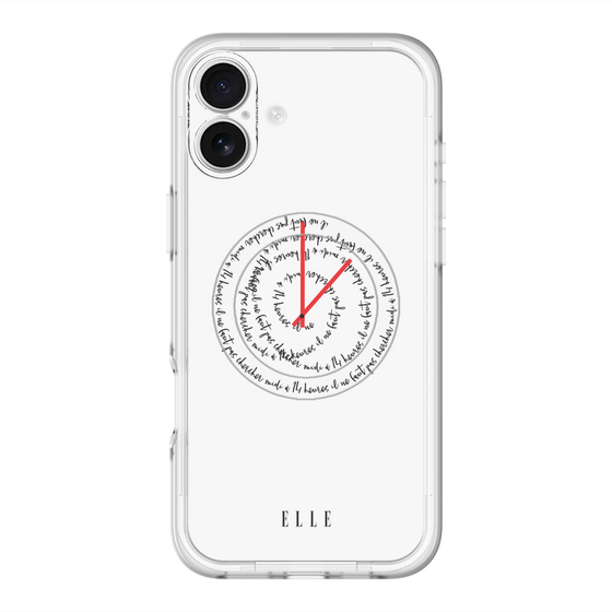 スリムプロテクションプレミアムケース with MagSafe［ ELLE - Do not look to 12 to 2 p.m. ］
