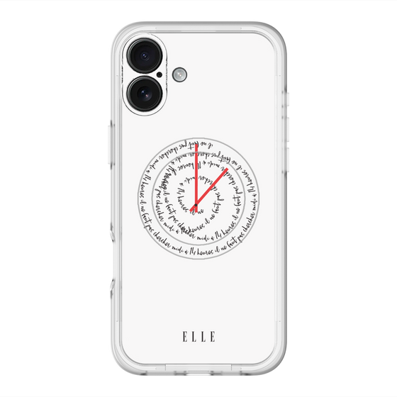 スリムプロテクションプレミアムケース with MagSafe［ ELLE - Do not look to 12 to 2 p.m. ］