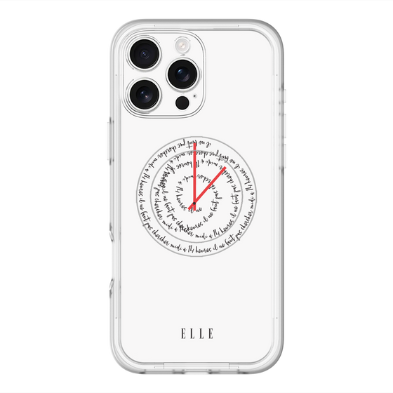 スリムプロテクションプレミアムケース with MagSafe［ ELLE - Do not look to 12 to 2 p.m. ］