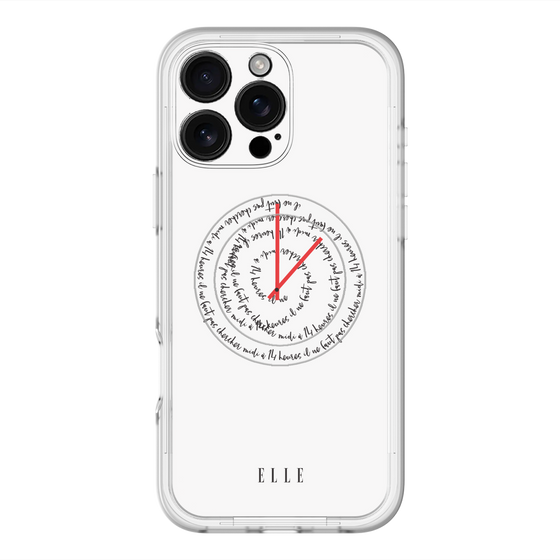 スリムプロテクションプレミアムケース with MagSafe［ ELLE - Do not look to 12 to 2 p.m. ］