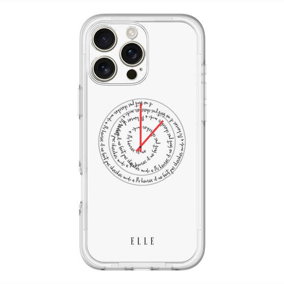 スリムプロテクションプレミアムケース with MagSafe［ ELLE - Do not look to 12 to 2 p.m. ］