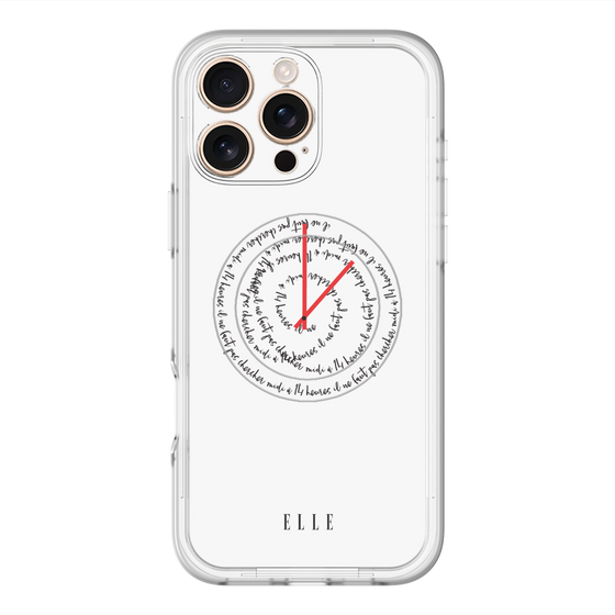 スリムプロテクションプレミアムケース with MagSafe［ ELLE - Do not look to 12 to 2 p.m. ］