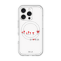 スリムプロテクションプレミアムケース with MagSafe［ ELLE - Let who love me follow me - ホワイト ］