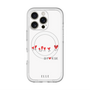 スリムプロテクションプレミアムケース with MagSafe［ ELLE - Let who love me follow me - ホワイト ］